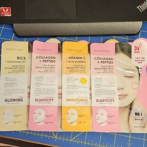 Medifordear Face & Neck Serum Sheet Mask Set of 4